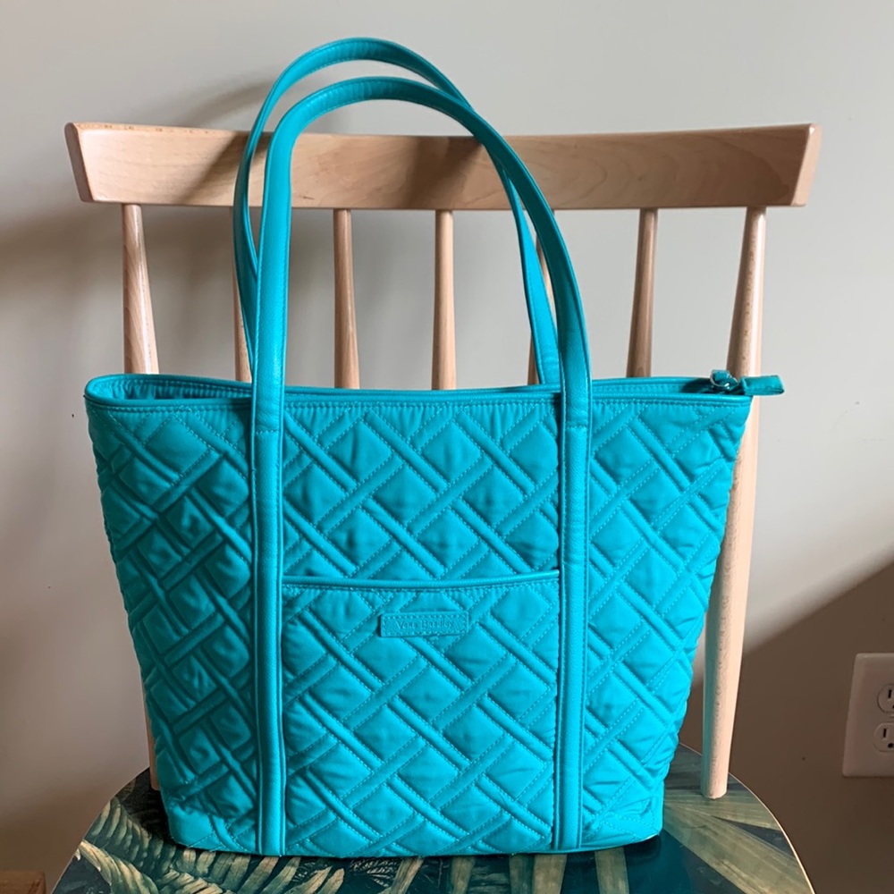 Teal Vera Bradley small tote